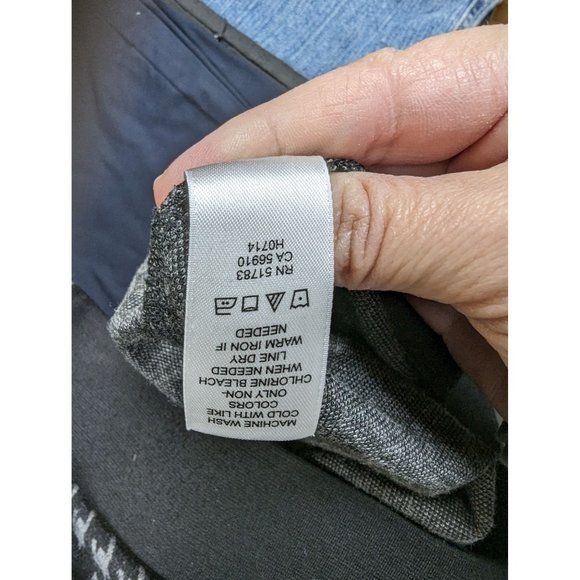 Maurices Stretchy Pencil Skirt Size S Light & Dark Gray No Slit Small - Picture 5 of 5